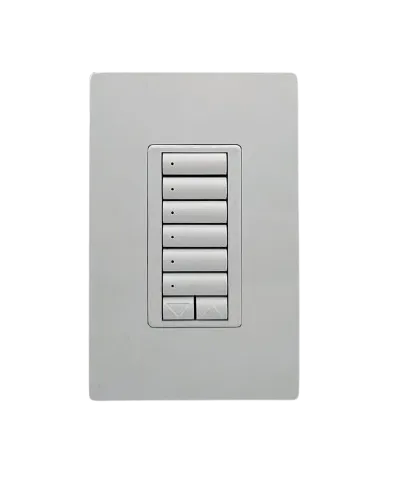 Keypad Xcene de 6 botões com indicadores LED